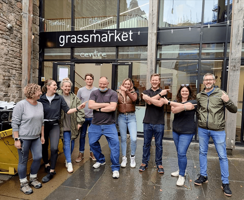 HSBC Corporate Volunteering ESV at the Grassmarket Centre - Grassmarket Community Project