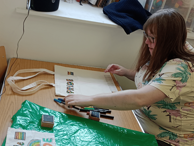 Pride 2023 preparation with GCP's LGBT+ Group - Make and Mend 2 Pride 2023 preparation with GCP's LGBT+ Group - Make and Mend 2