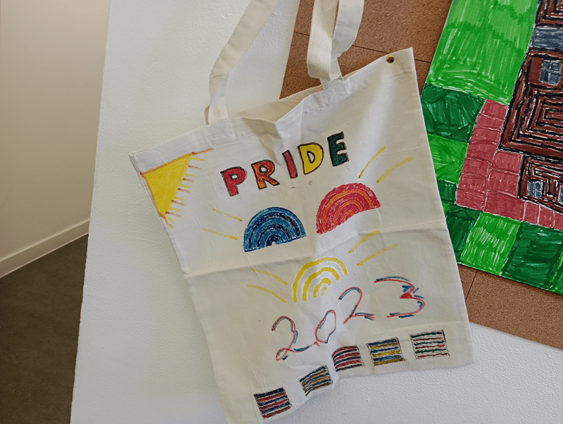 Pride 2023 preparation with GCP's LGBT+ Group - Make and Mend 3 Pride 2023 preparation with GCP's LGBT+ Group - Make and Mend 3