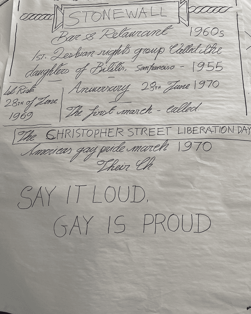 Pride 2023 preparation with GCP's LGBT+ Group - Stonewall Pride 2023 preparation with GCP's LGBT+ Group - Stonewall