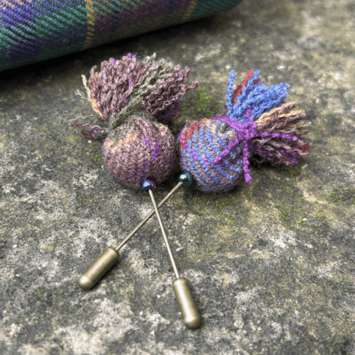 Thistle pin - greyfriars tartan