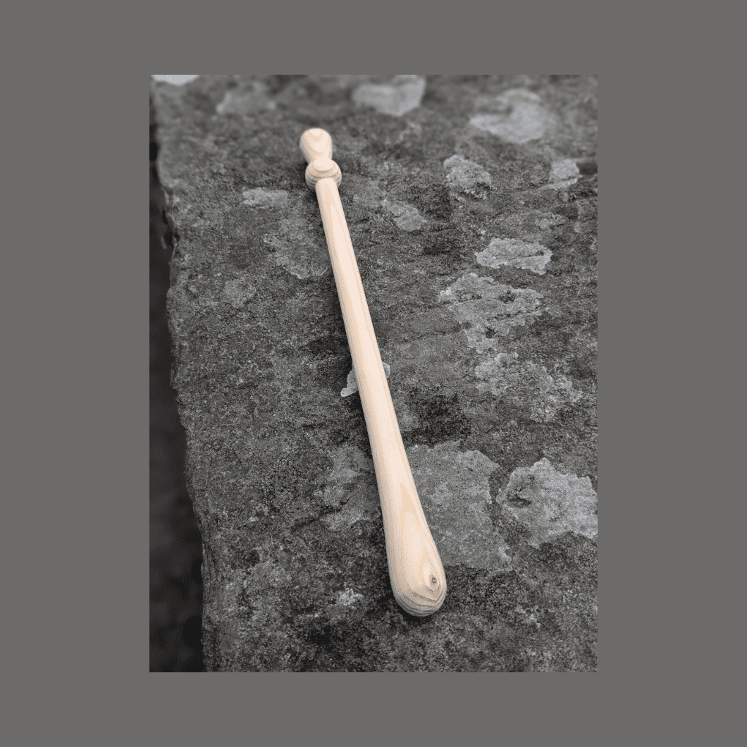 Wooden spurtle - hand carved by the Grassmarket Wood Workshop Wooden spurtle - hand carved by the Grassmarket Wood Workshop