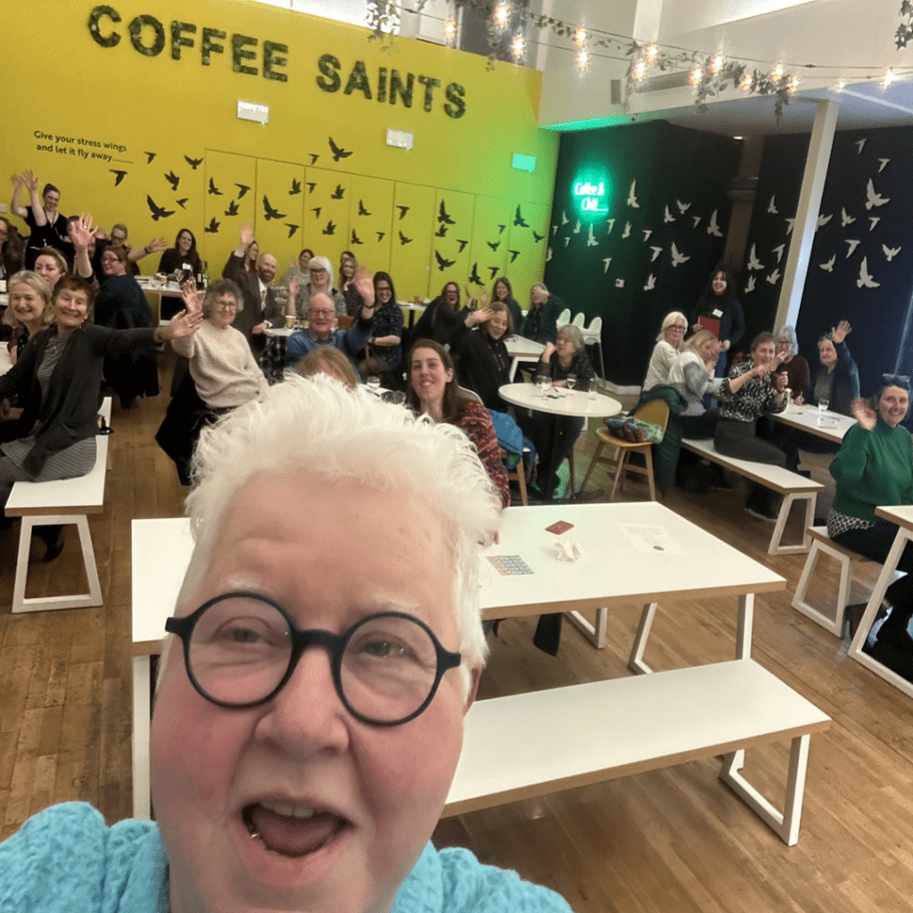 Val McDermid and Edinburgh Book Festival at Coffee Saints Val McDermid and Edinburgh Book Festival at Coffee Saints
